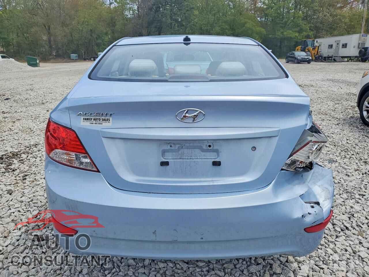 HYUNDAI ACCENT 2012 - KMHCT4AEXCU197211