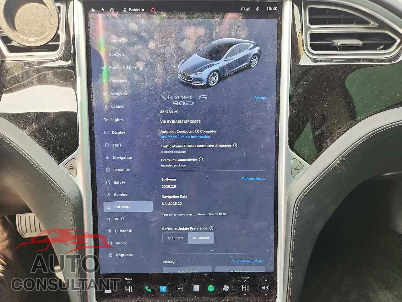 TESLA MODEL S 2016 - 5YJSA1E21GF131973