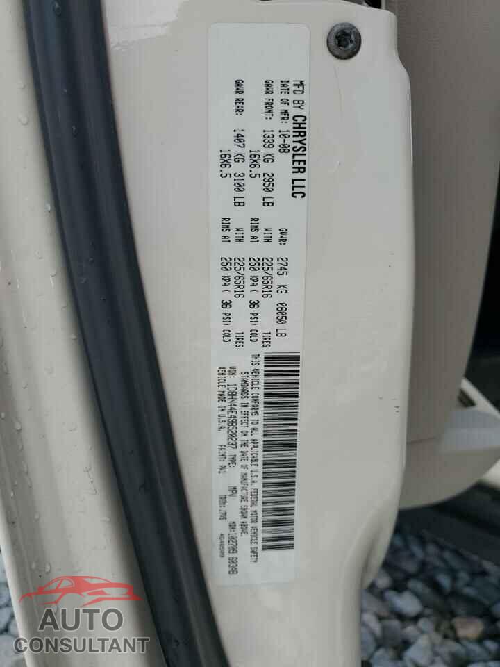 DODGE CARAVAN 2009 - 1D8HN44E49B520237