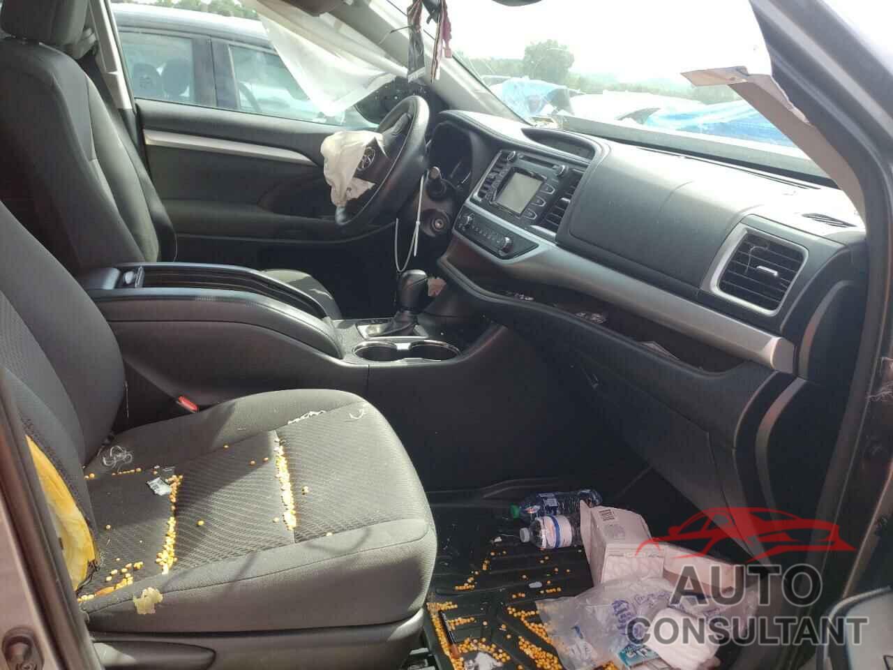 TOYOTA HIGHLANDER 2017 - 5TDZARFH4HS027863