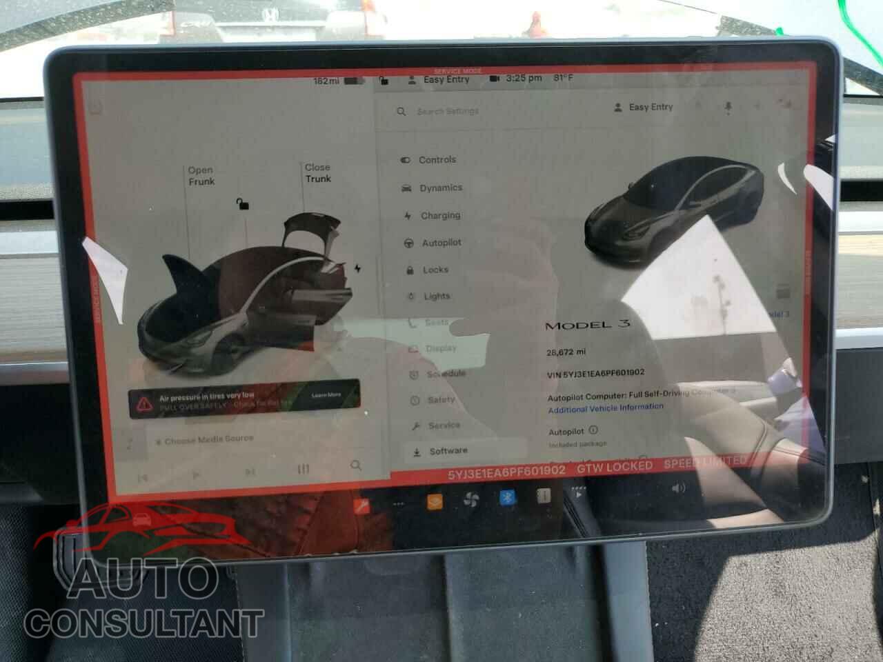 TESLA MODEL 3 2023 - 5YJ3E1EA6PF601902
