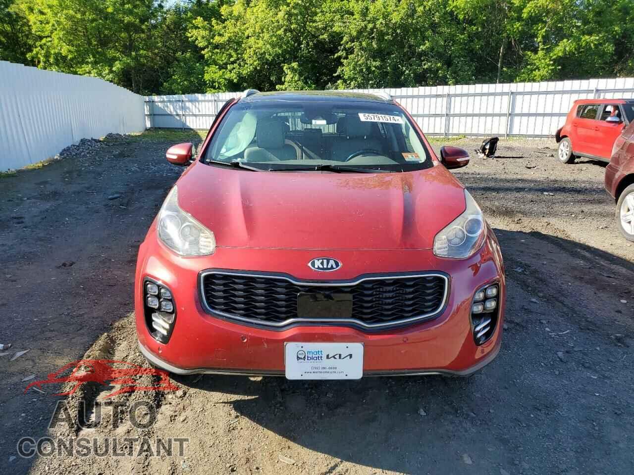 KIA SPORTAGE 2017 - KNDPRCA61H7240220