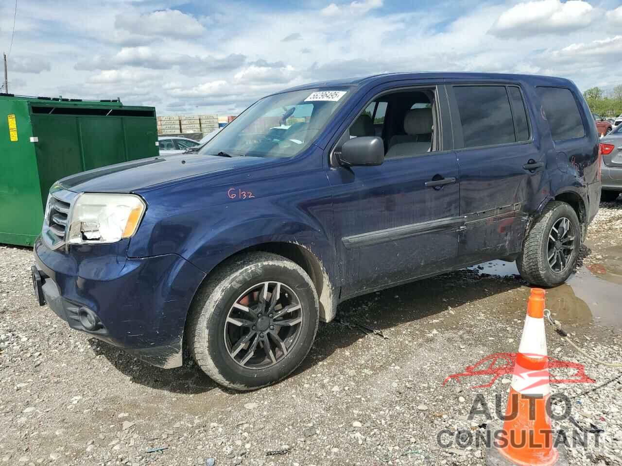 HONDA PILOT 2013 - 5FNYF4H2XDB075603
