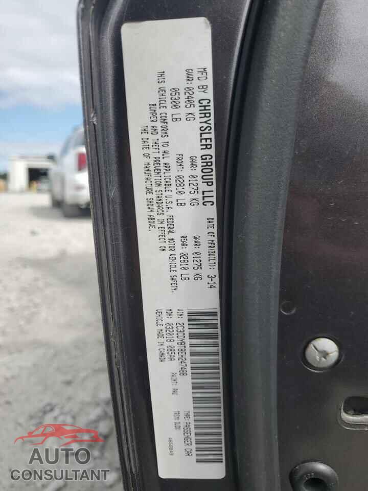 DODGE CHALLENGER 2014 - 2C3CDYBT8EH247488