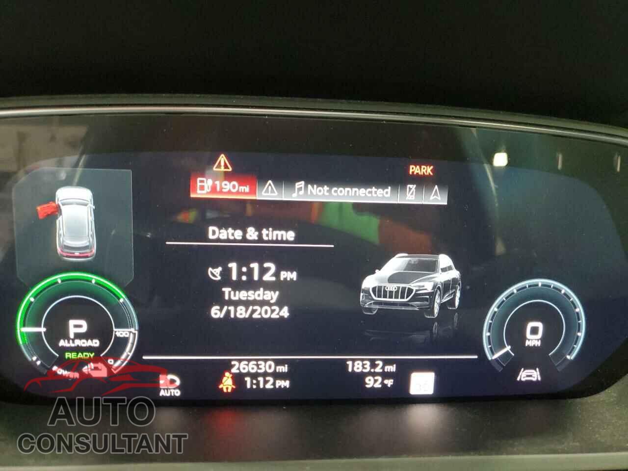 AUDI E-TRON 2019 - WA1VAAGE4KB006539