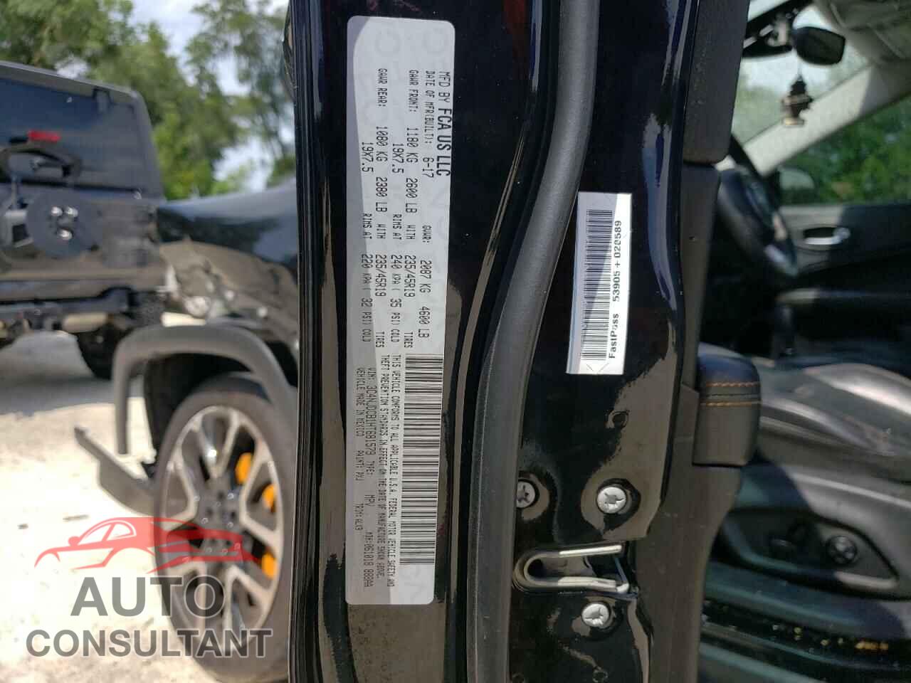 JEEP COMPASS 2017 - 3C4NJDCB1HT681579