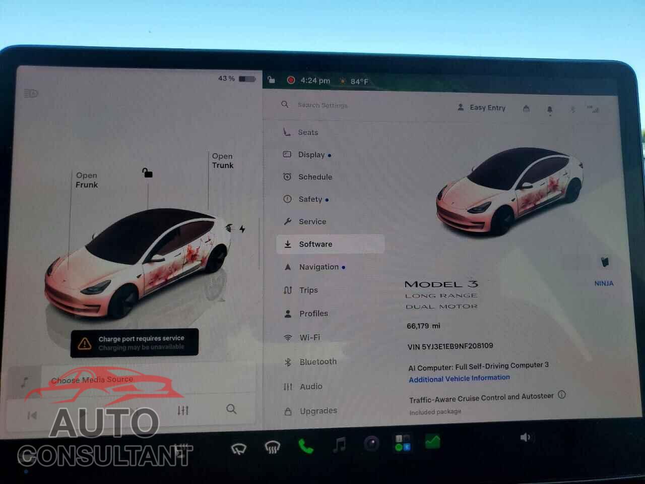 TESLA MODEL 3 2022 - 5YJ3E1EB9NF208109