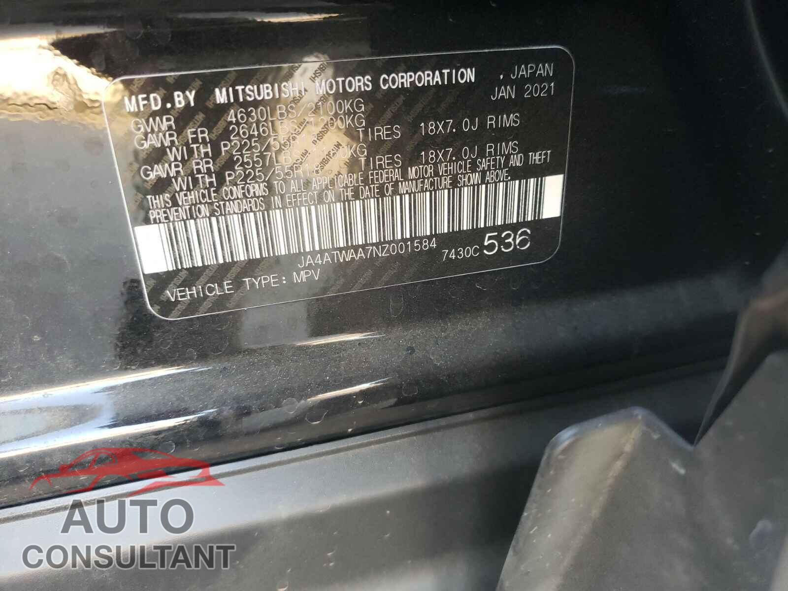 MITSUBISHI ECLIPSE 2022 - JA4ATWAA7NZ001584