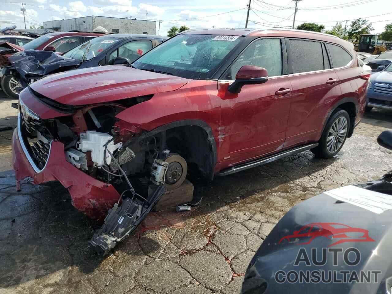 TOYOTA HIGHLANDER 2022 - 5TDEBRCH8NS077712