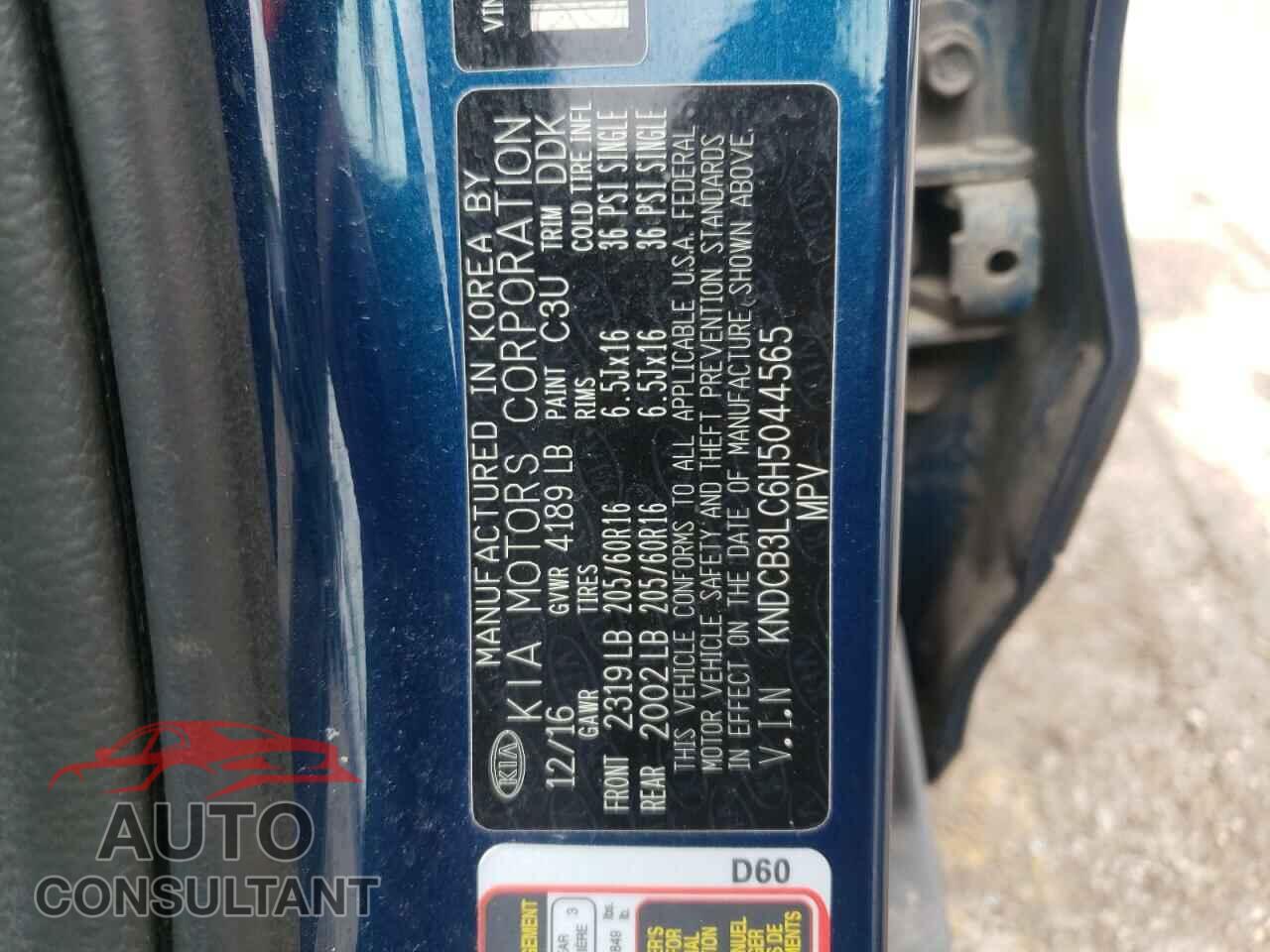 KIA NIRO 2017 - KNDCB3LC6H5044565