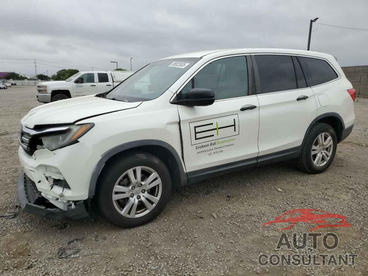 HONDA PILOT 2016 - 5FNYF5H17GB049350