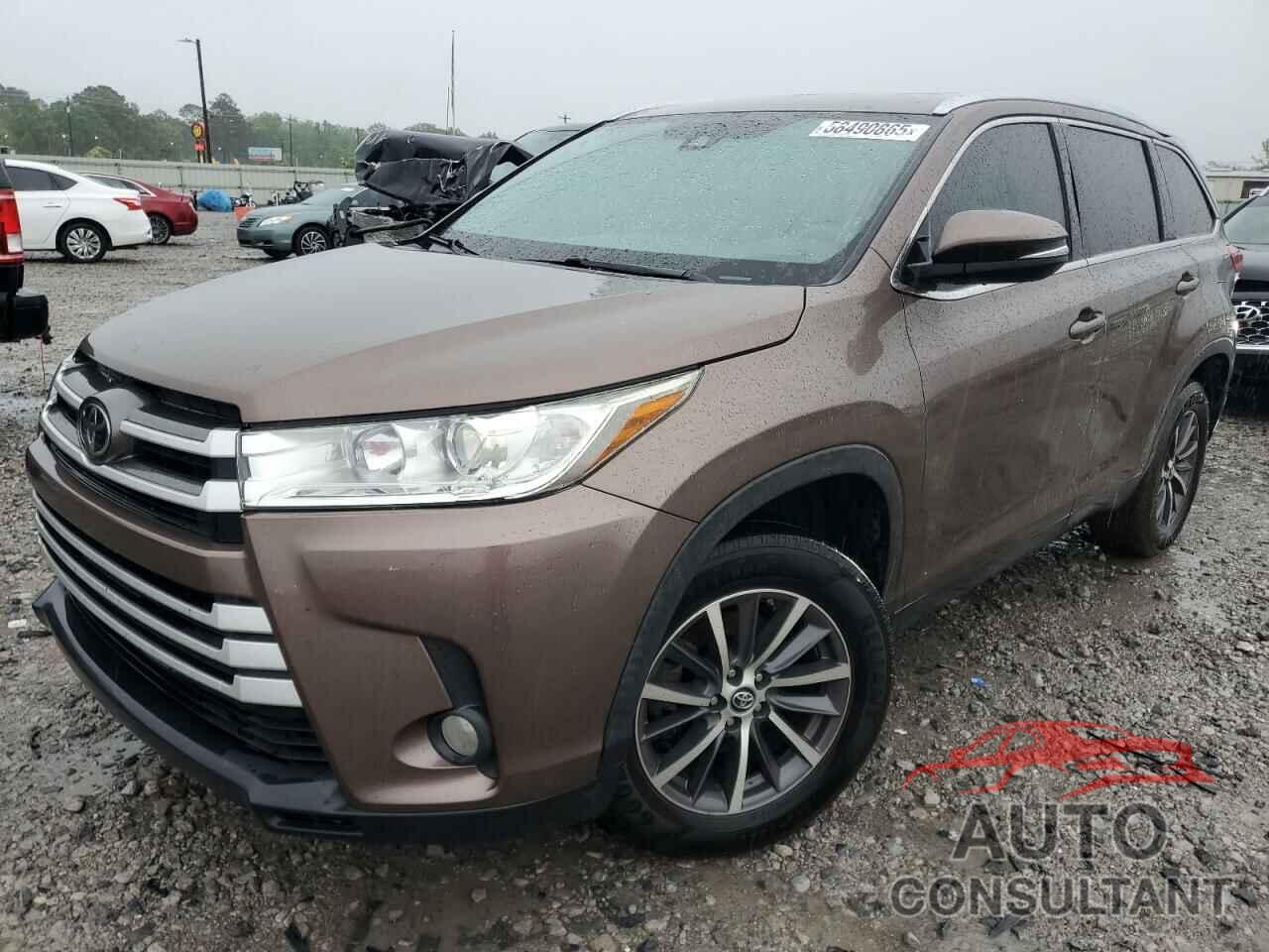TOYOTA HIGHLANDER 2019 - 5TDKZRFH5KS336338