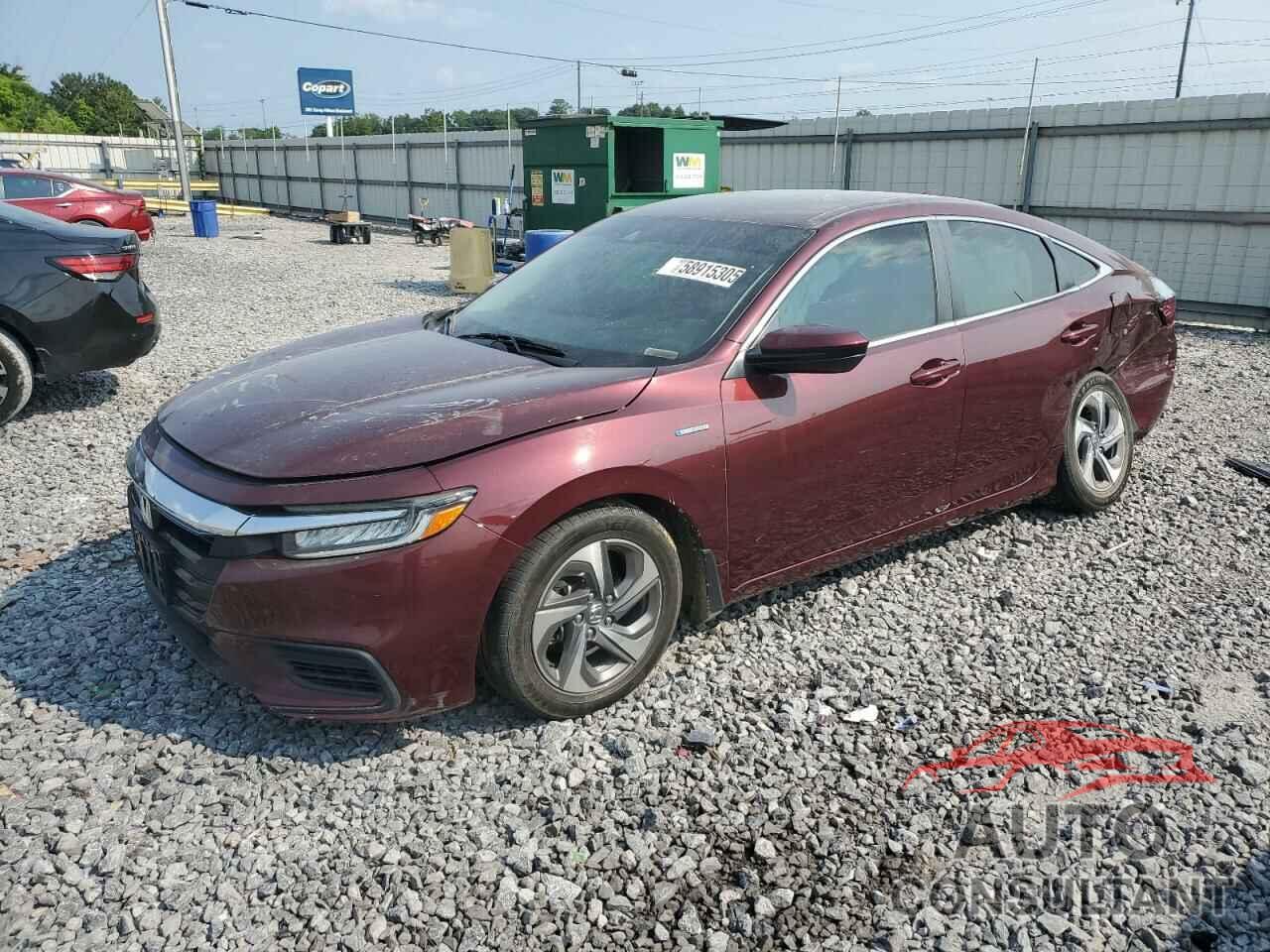 HONDA INSIGHT 2019 - 19XZE4F56KE033081