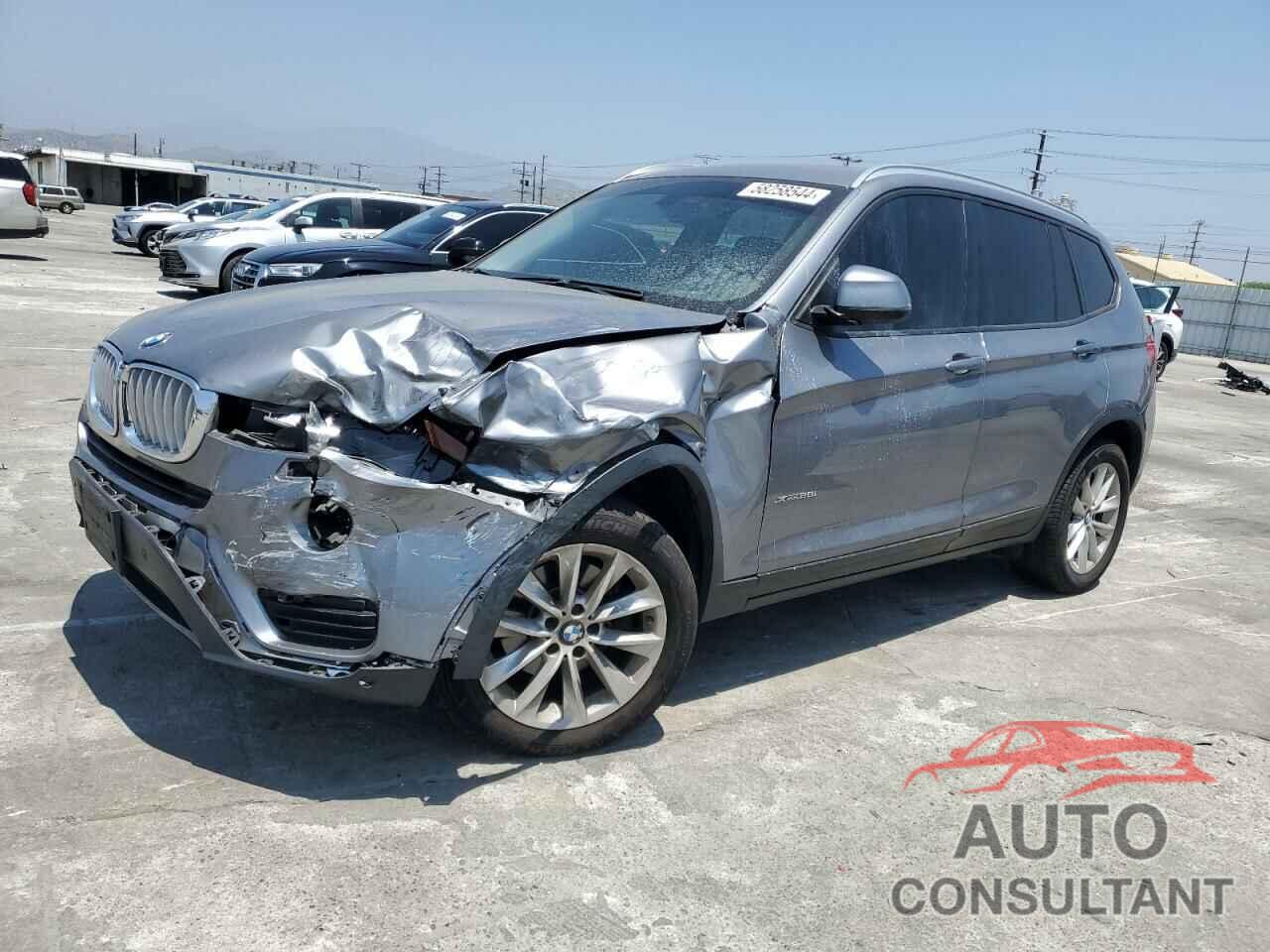 BMW X3 2016 - 5UXWX9C59G0D68903