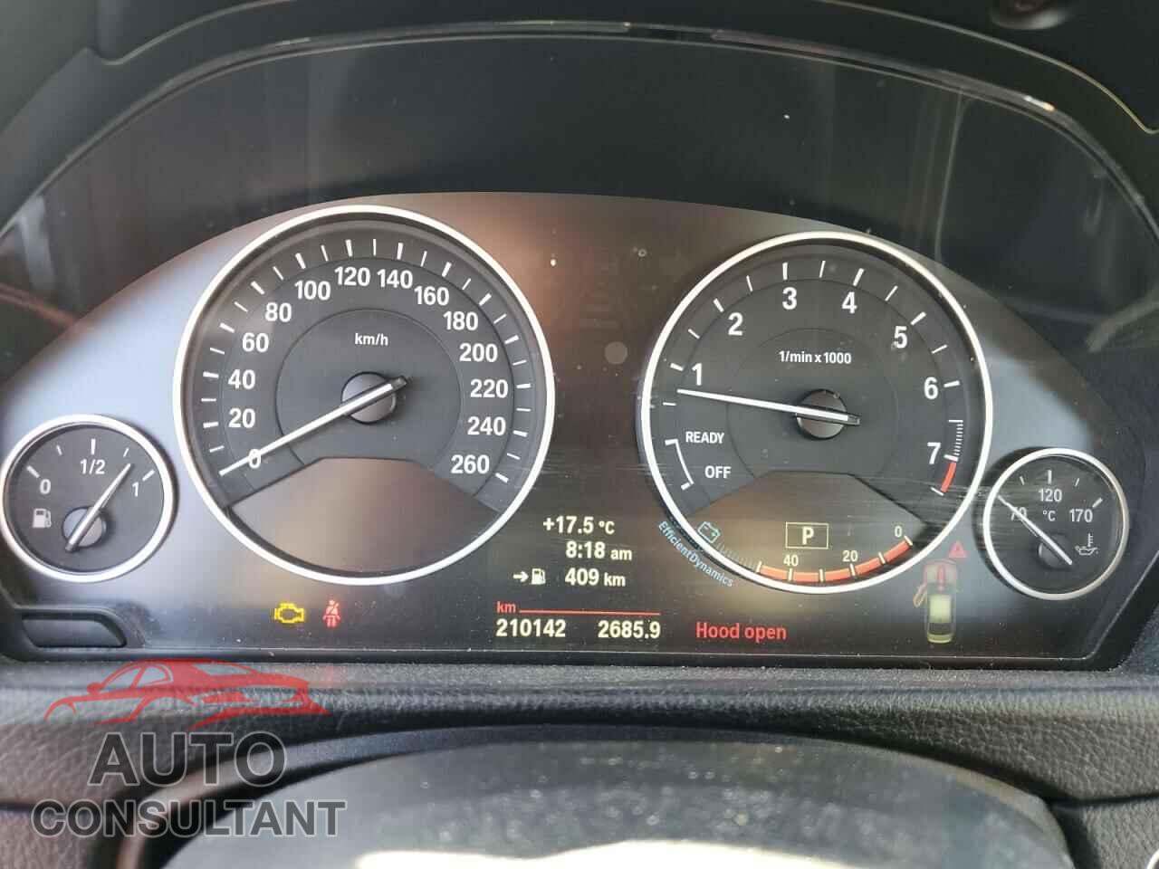 BMW 3 SERIES 2014 - WBA3C3C52EF986632