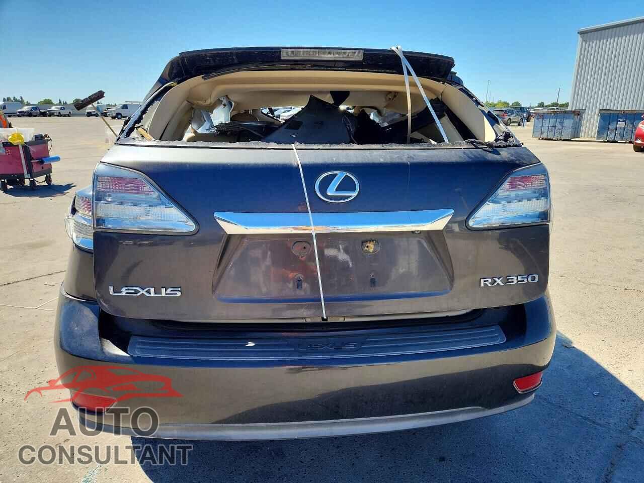 LEXUS RX350 2010 - 2T2ZK1BA2AC022100