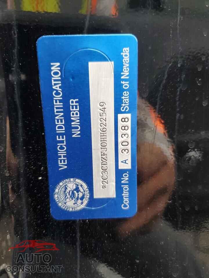 DODGE CHALLENGER 2017 - 2C3CDZFJ0HH622549