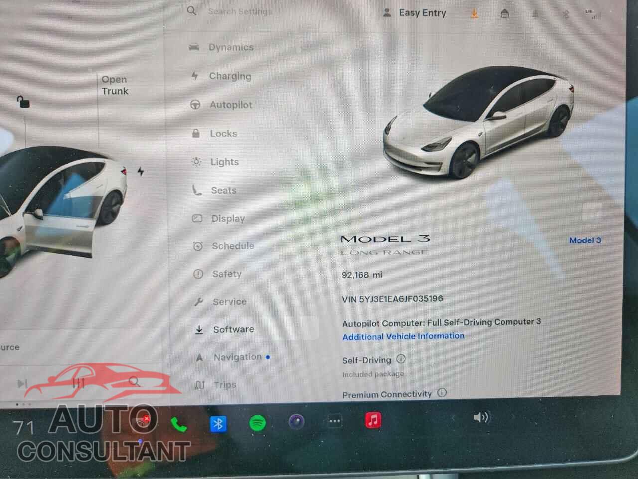 TESLA MODEL 3 2018 - 5YJ3E1EA6JF035196