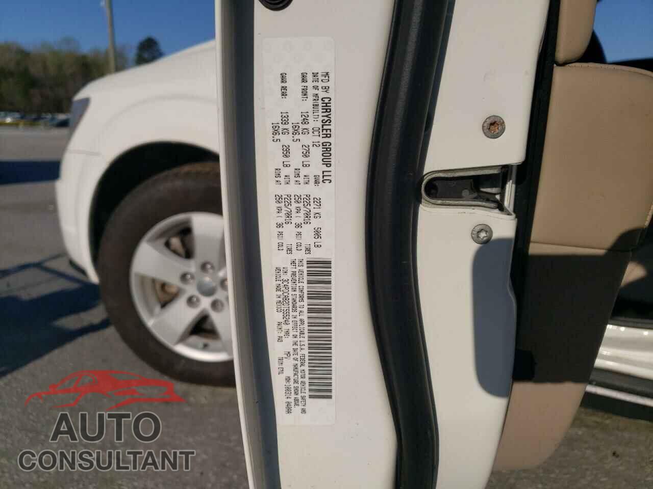 DODGE JOURNEY 2013 - 3C4PDCAB2DT555240