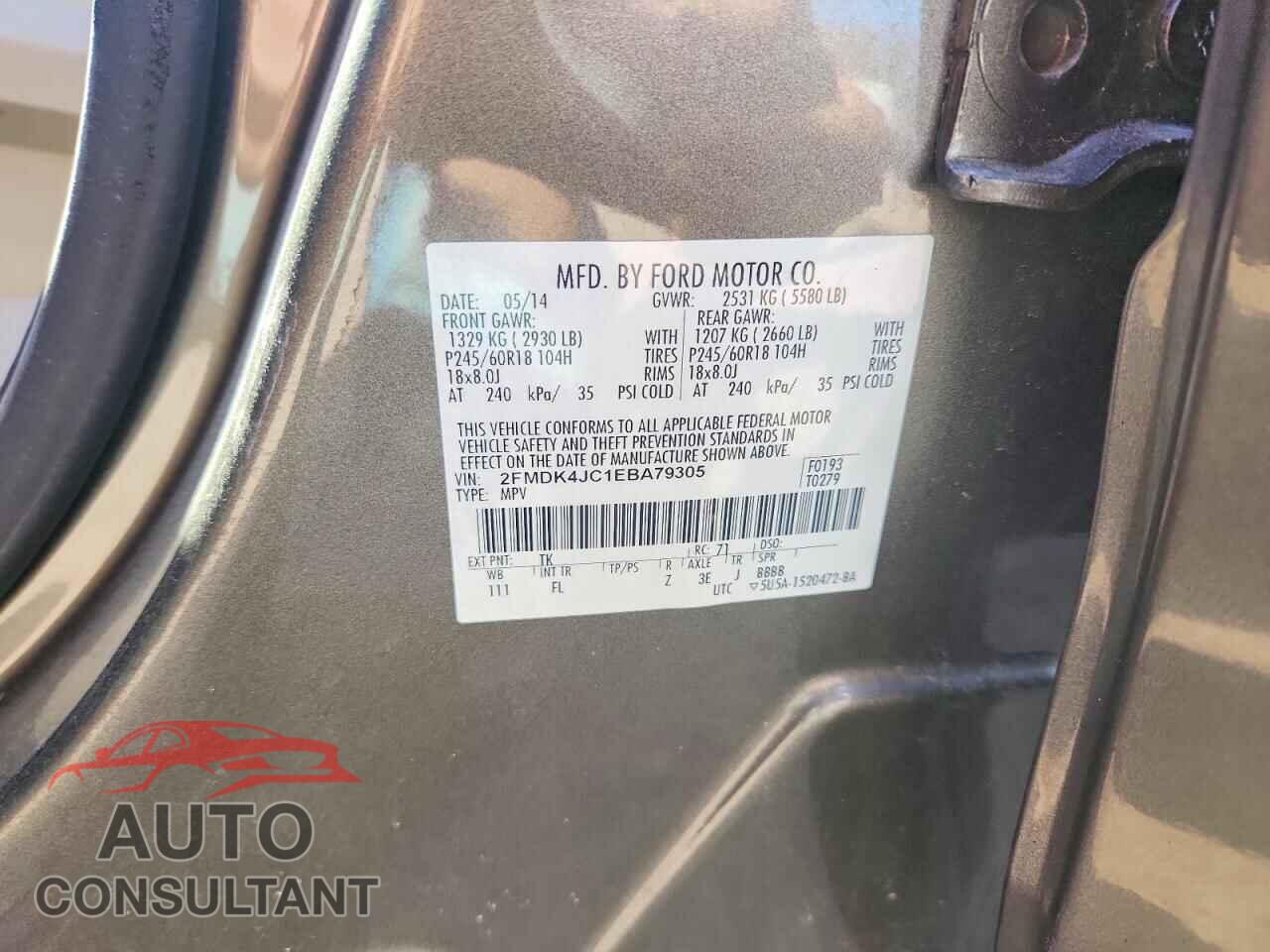 FORD EDGE 2014 - 2FMDK4JC1EBA79305