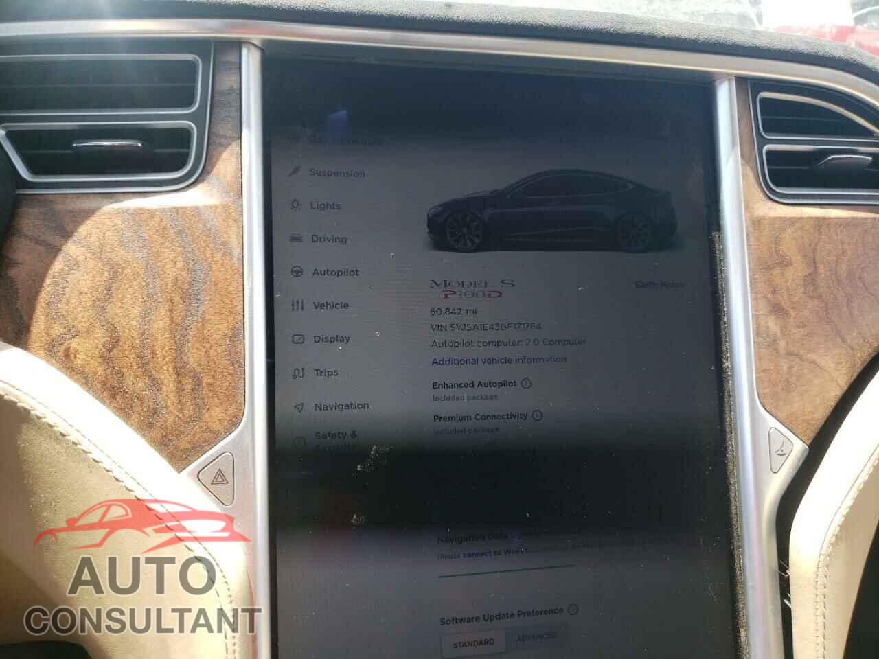 TESLA MODEL S 2016 - 5YJSA1E43GF171764