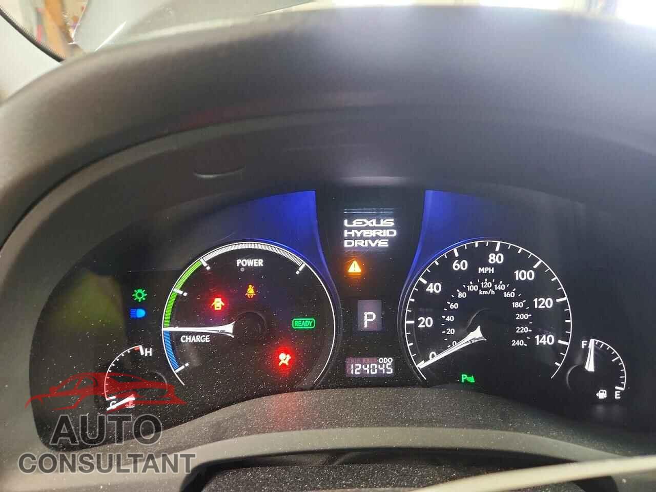 LEXUS RX450 2012 - JTJBC1BA3C2424886