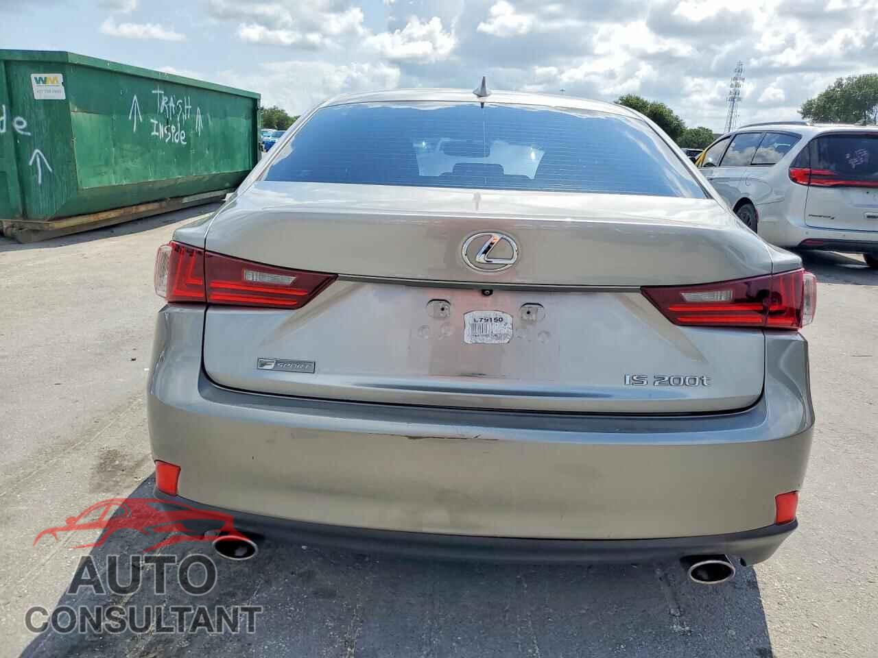 LEXUS IS 2016 - JTHBA1D28G5038627