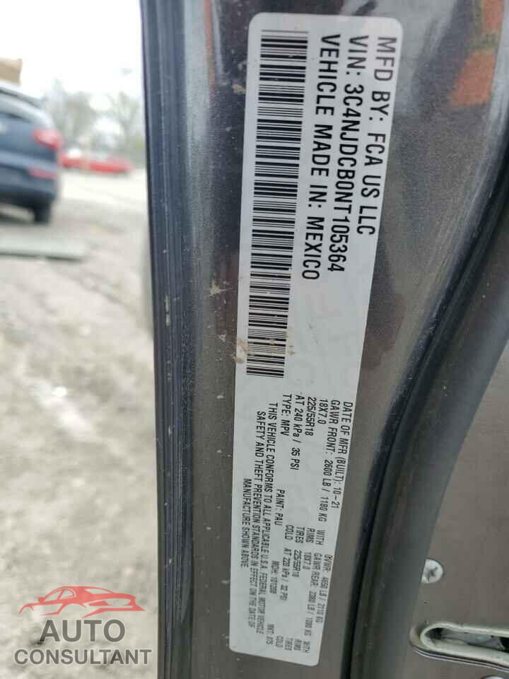 JEEP COMPASS 2022 - 3C4NJDCB0NT105364