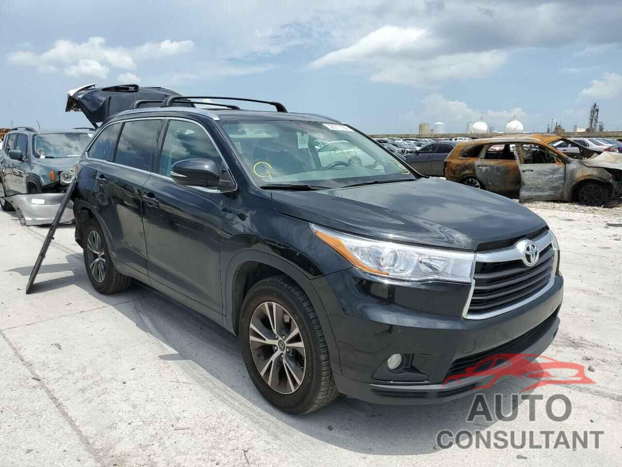 TOYOTA HIGHLANDER 2016 - 5TDKKRFH0GS159953