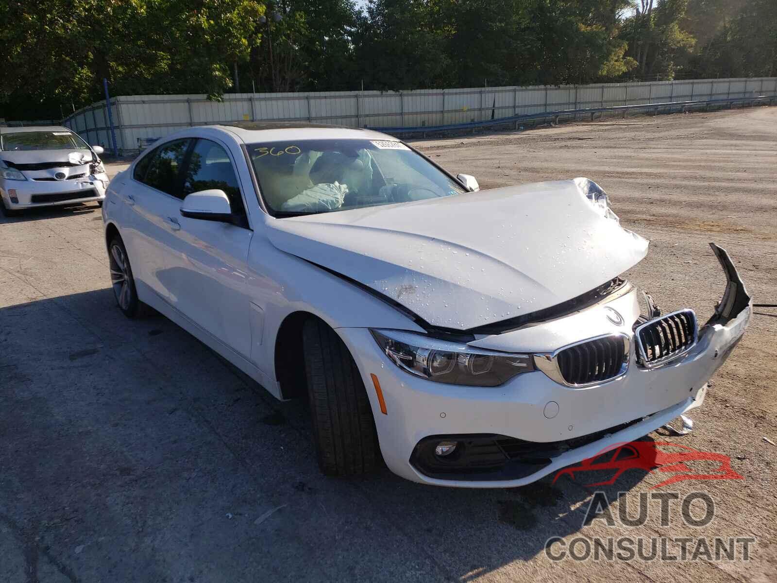 BMW 4 SERIES 2018 - WBA4J3C54JBL03681