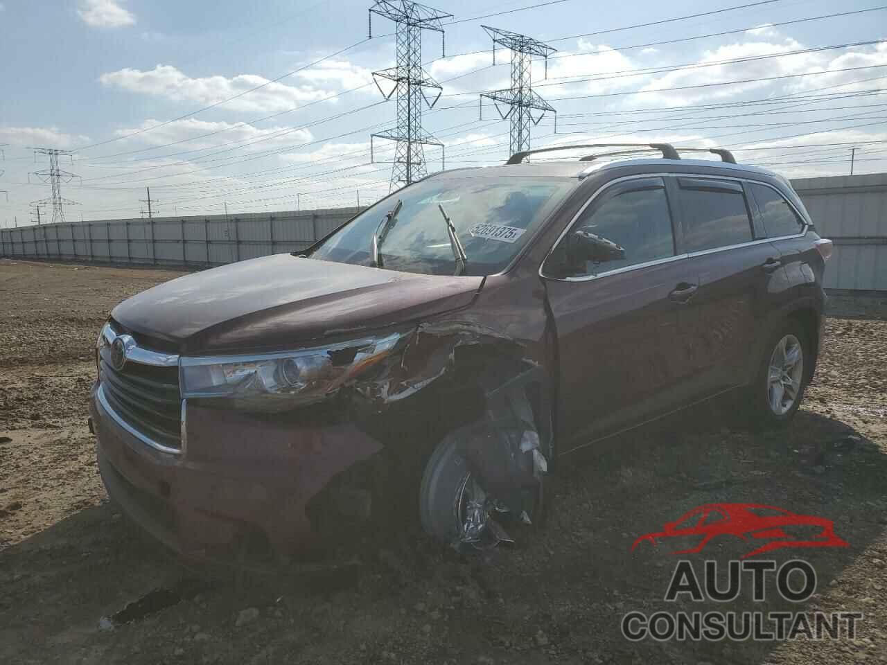 TOYOTA HIGHLANDER 2015 - 5TDDKRFH4FS181610