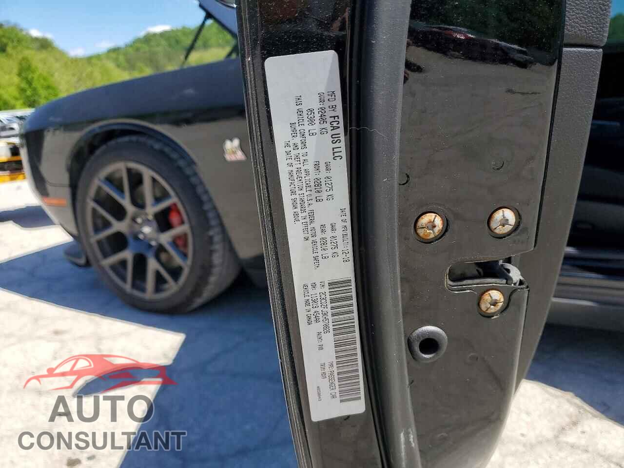 DODGE CHALLENGER 2019 - 2C3CDZFJ3KH570826
