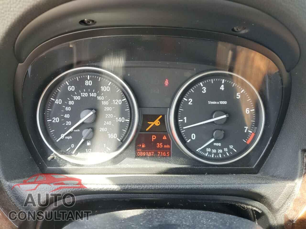 BMW 3 SERIES 2011 - WBAPH5G50BNM76175