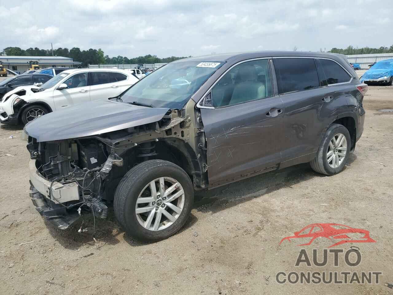 TOYOTA HIGHLANDER 2016 - 5TDBKRFH7GS244370