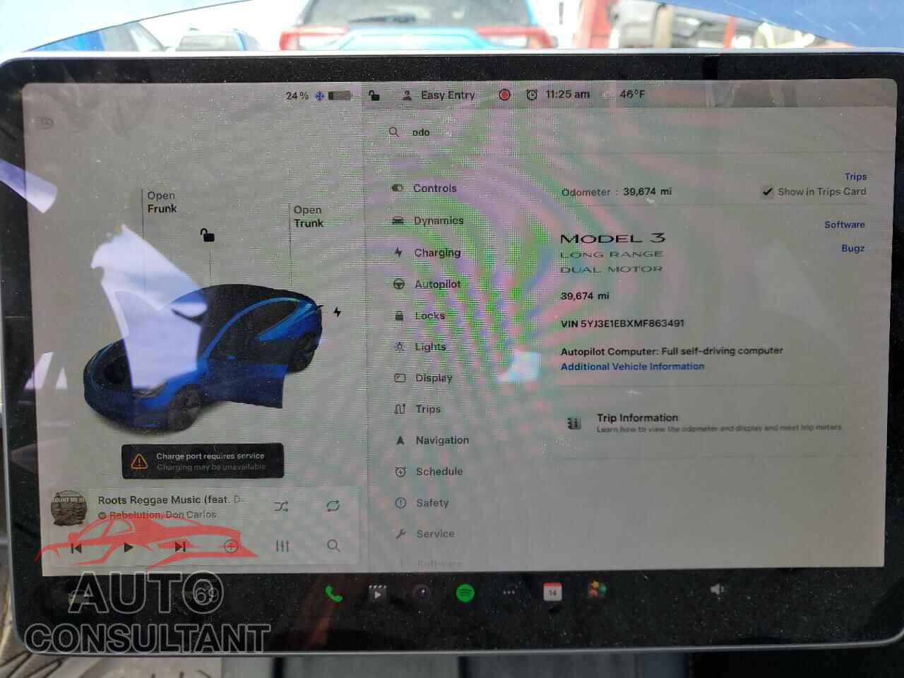 TESLA MODEL 3 2021 - 5YJ3E1EBXMF863491