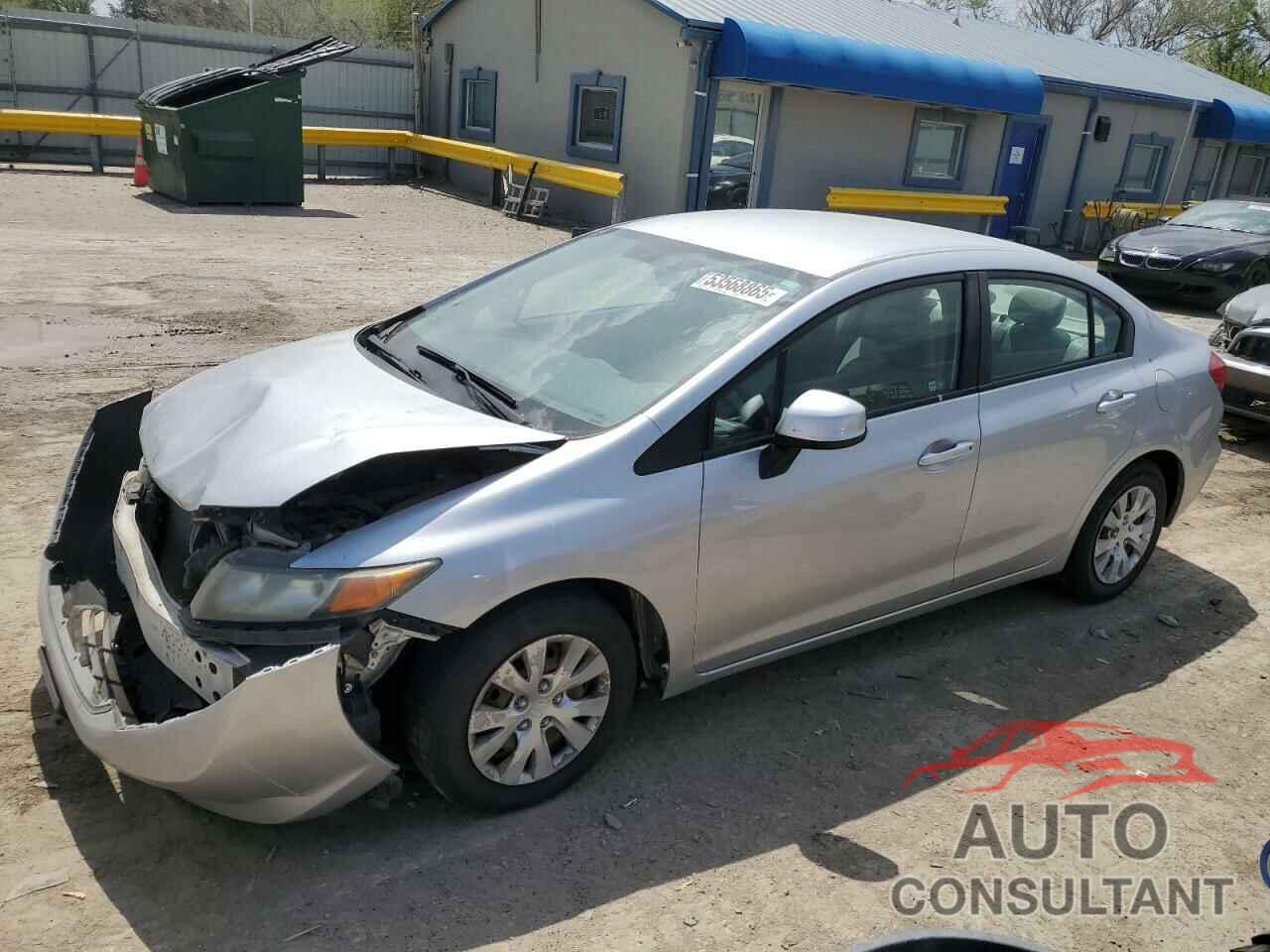 HONDA CIVIC 2012 - 19XFB2F55CE090695