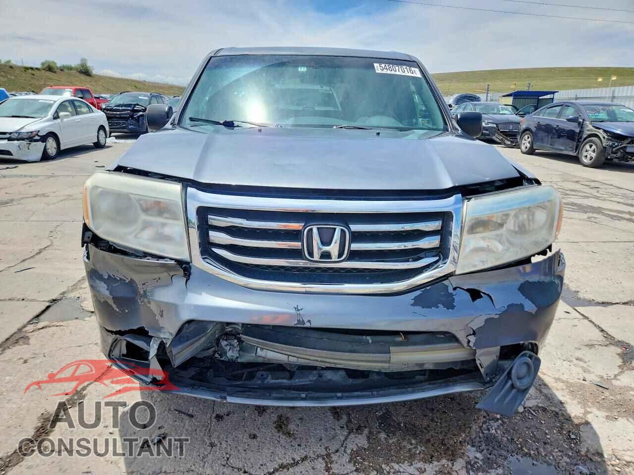 HONDA PILOT 2012 - 5FNYF4H20CB077651