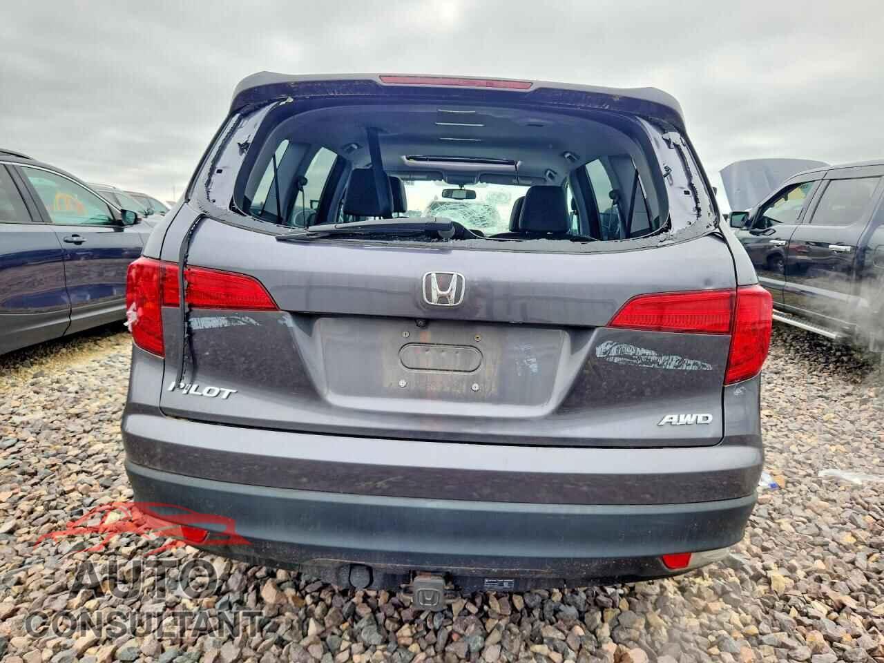 HONDA PILOT 2017 - 5FNYF6H50HB059065