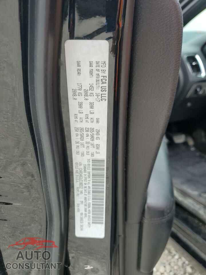 DODGE DURANGO 2018 - 1C4RDHAG3JC186512
