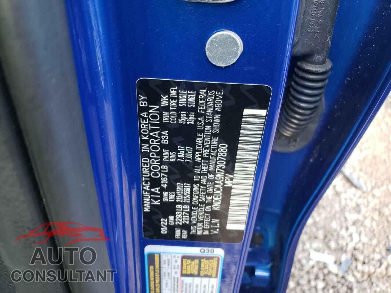KIA SELTOS 2022 - KNDEUCAA9N7307880