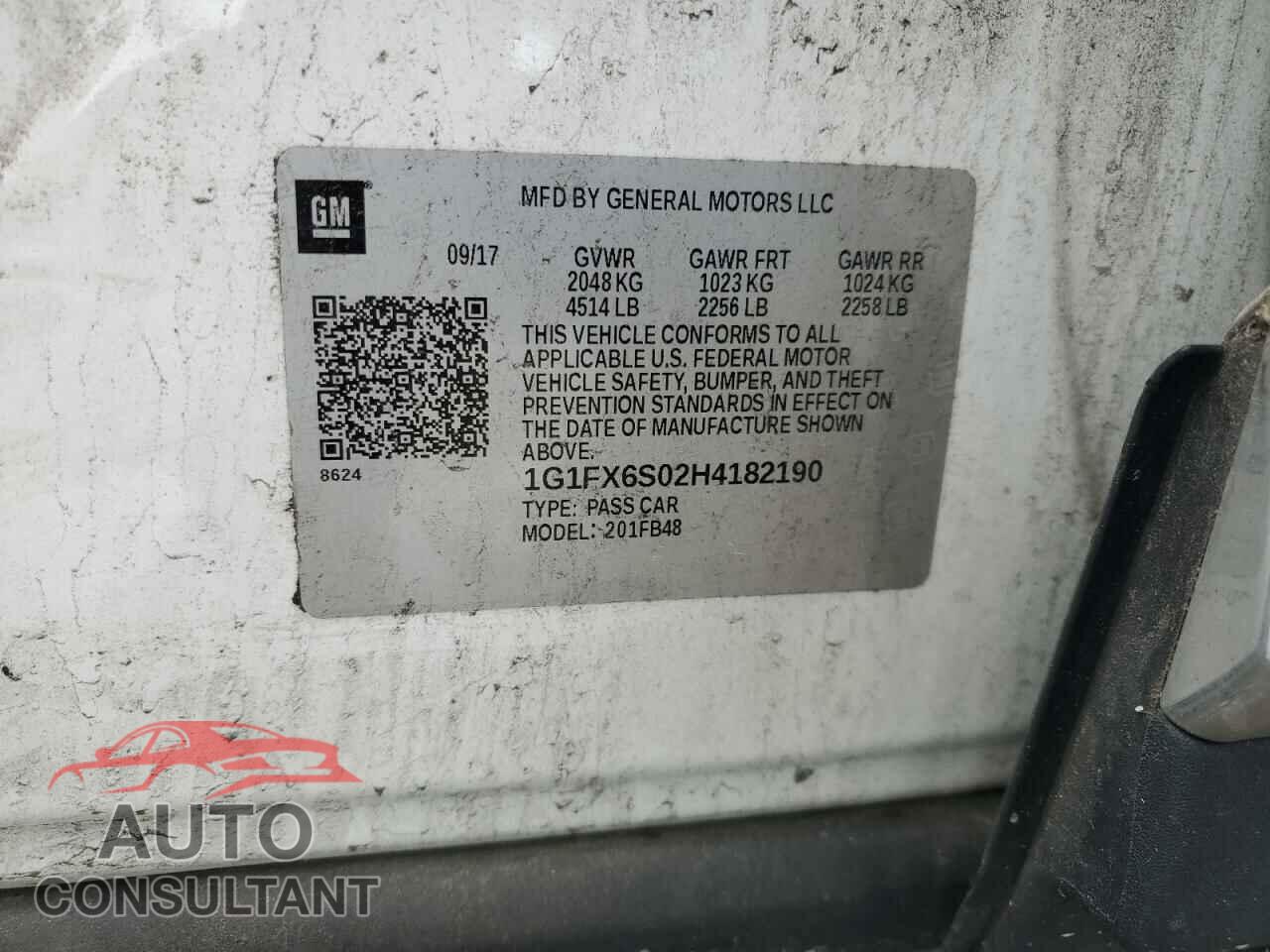 CHEVROLET BOLT 2017 - 1G1FX6S02H4182190