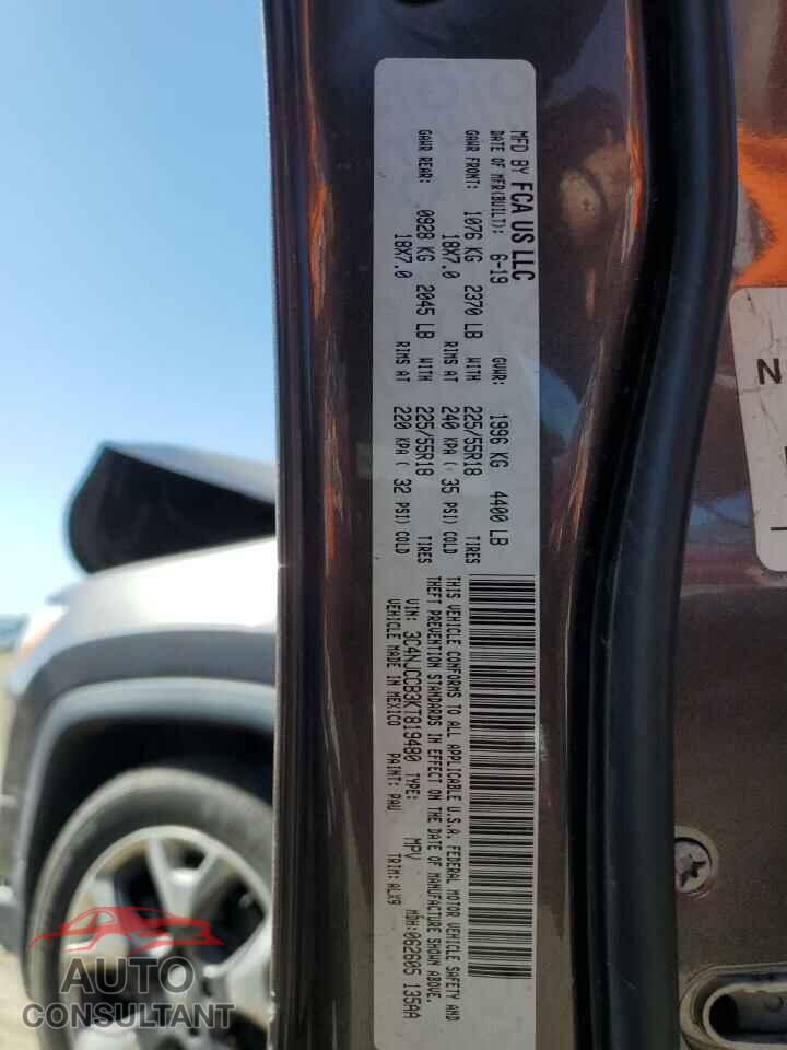 JEEP COMPASS 2019 - 3C4NJCCB3KT819480