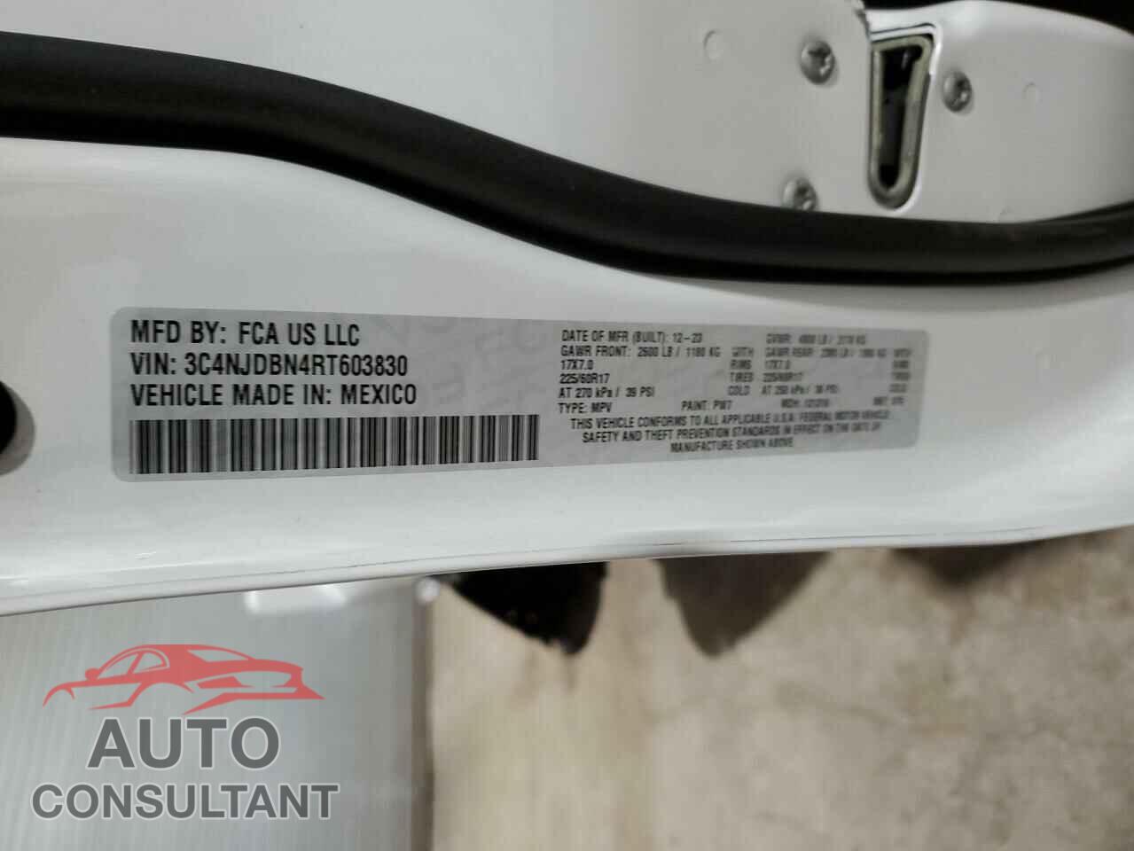 JEEP COMPASS 2024 - 3C4NJDBN4RT603830