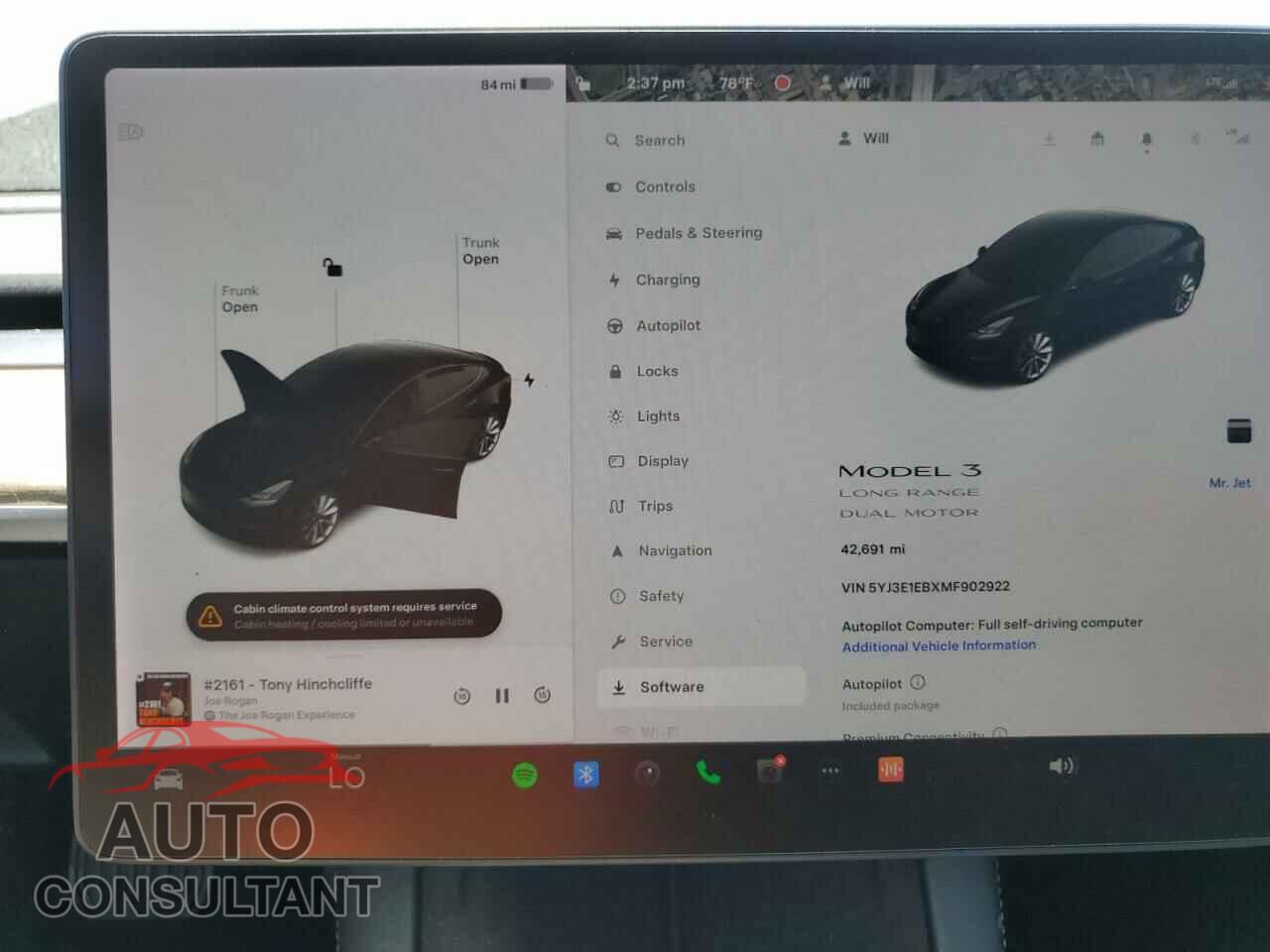 TESLA MODEL 3 2021 - 5YJ3E1EBXMF902922
