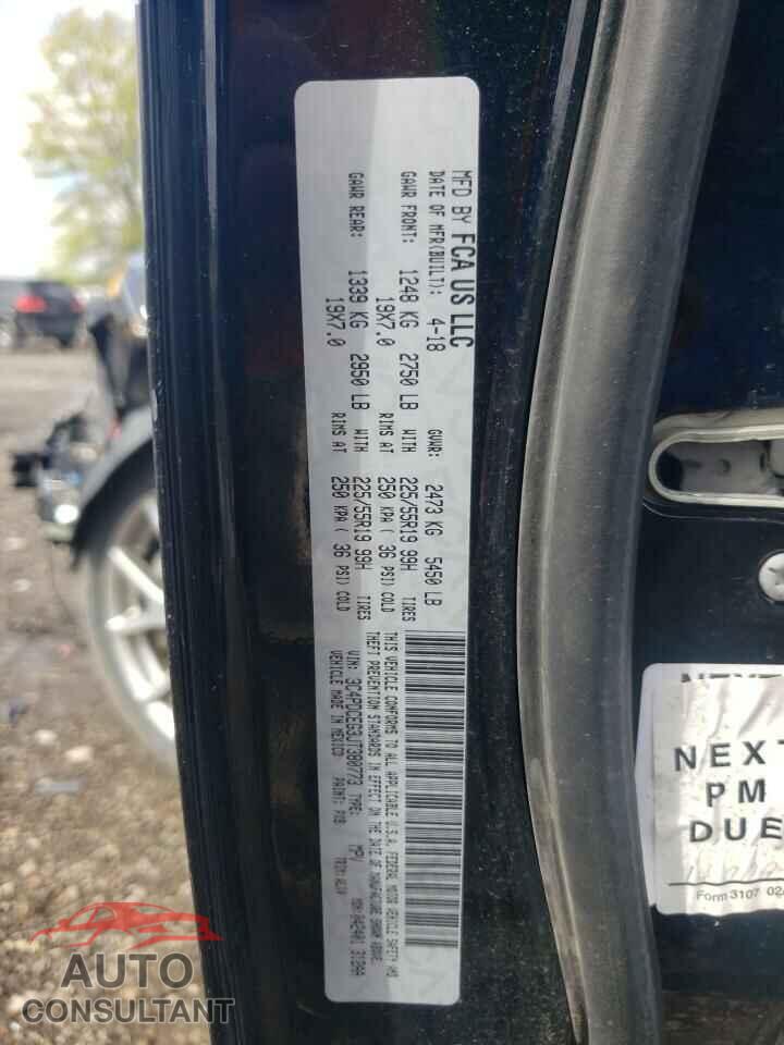 DODGE JOURNEY 2018 - 3C4PDCEG3JT380773