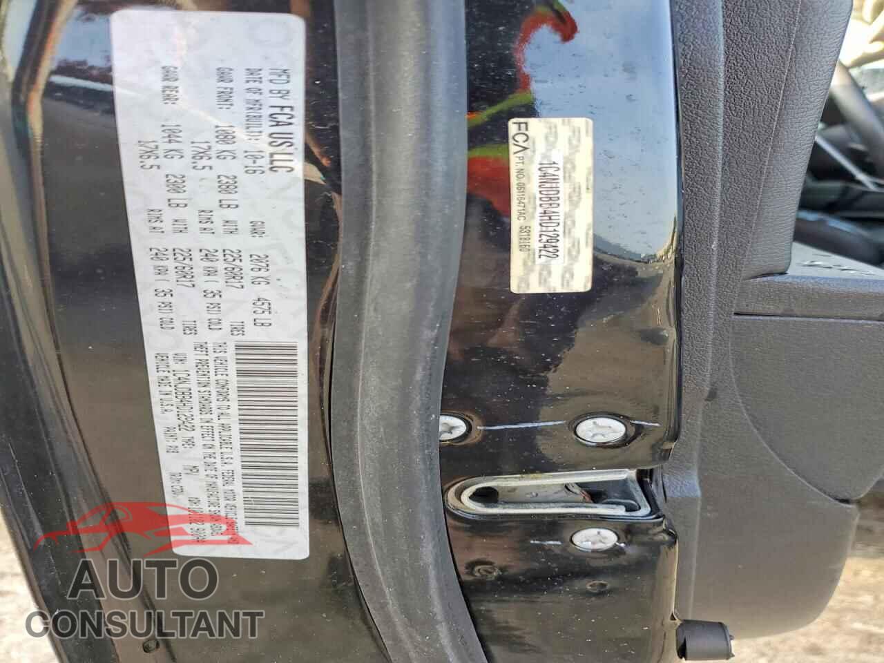 JEEP COMPASS 2017 - 1C4NJDBB4HD129422