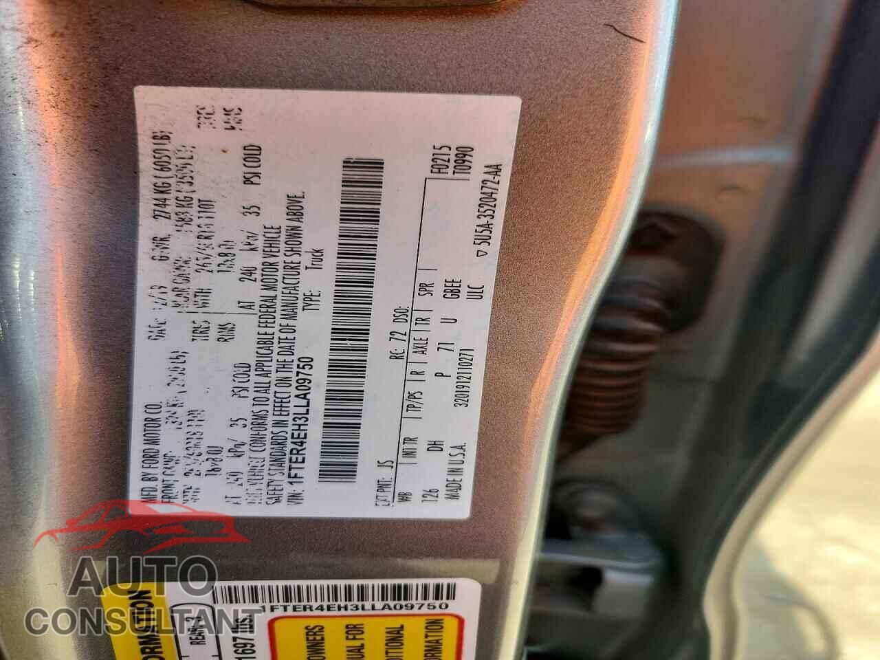 FORD RANGER 2020 - 1FTER4EH3LLA09750