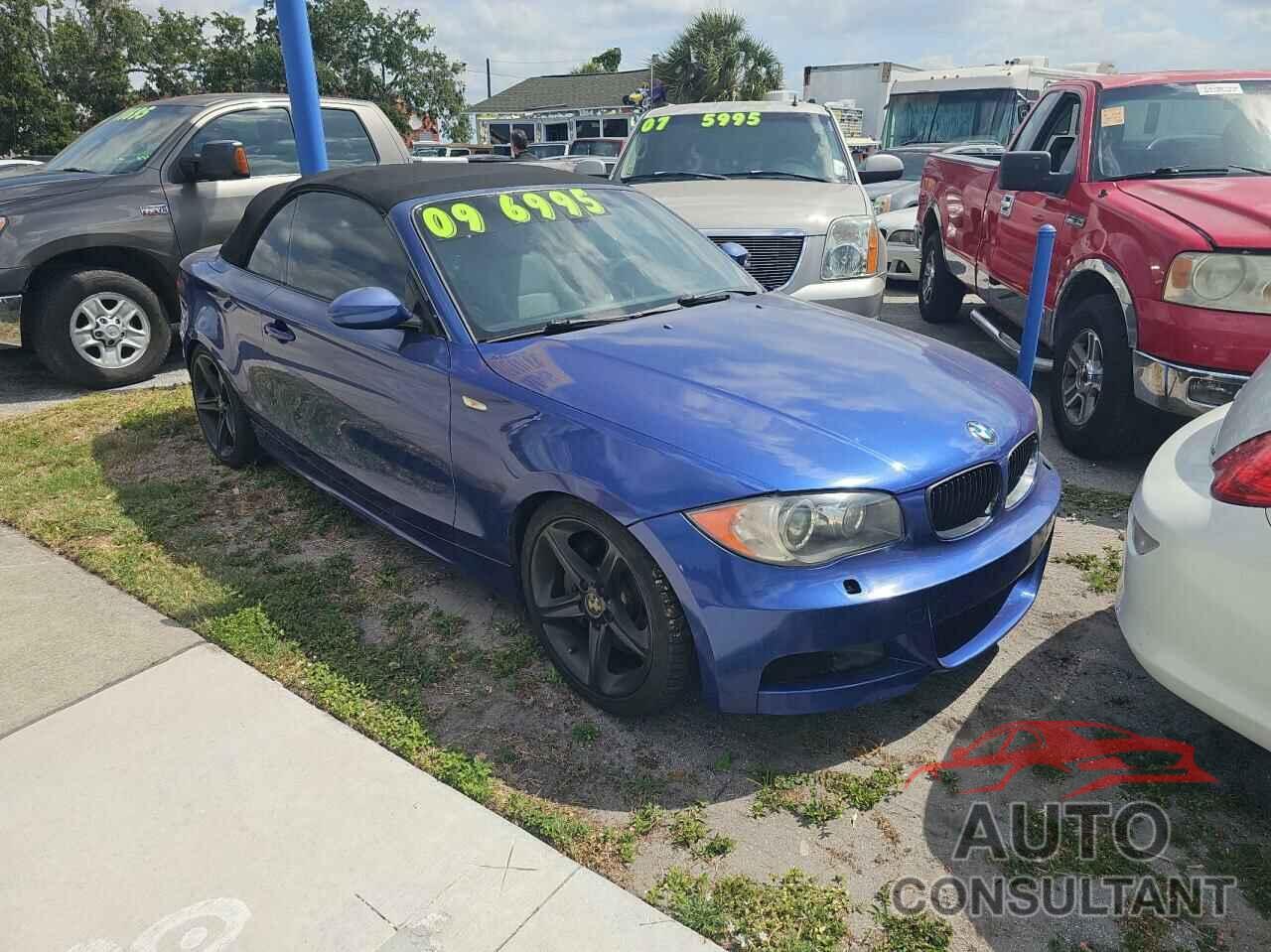 BMW 1 SERIES 2009 - WBAUN93569VK41024