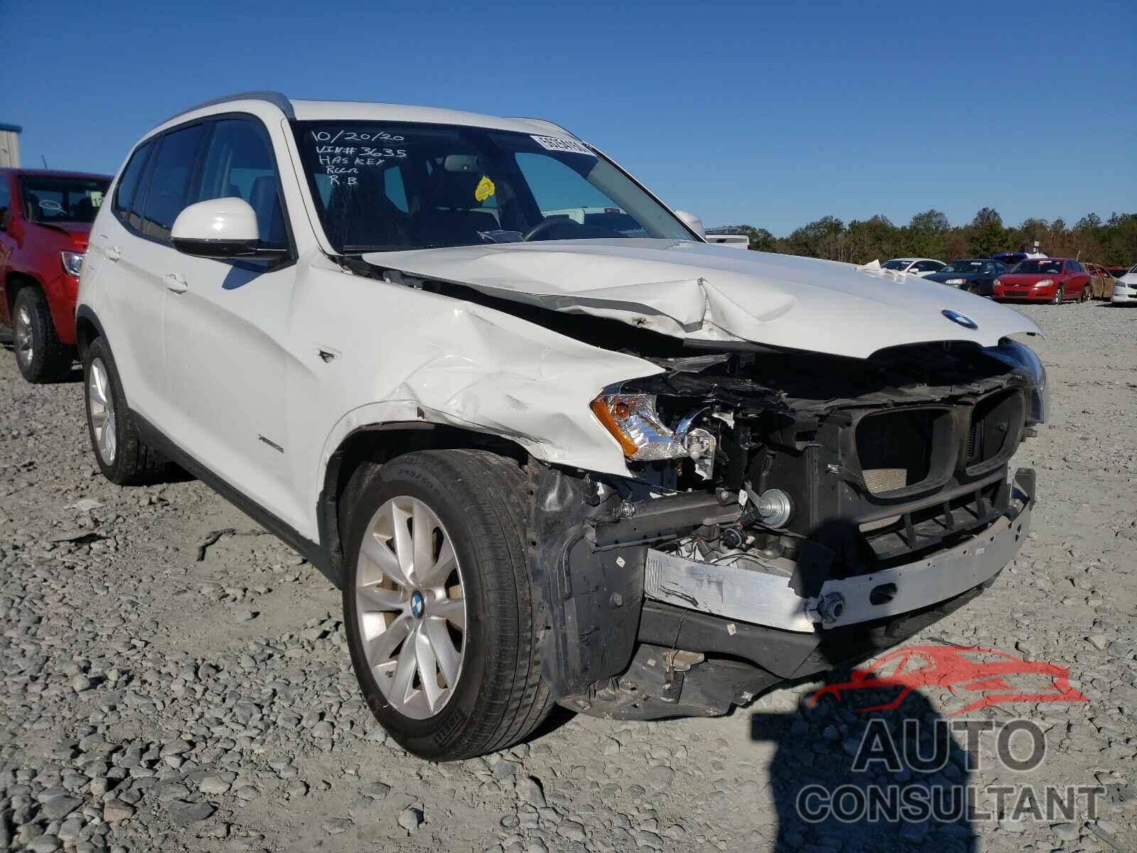 BMW X3 2017 - 5UXWX9C39H0T23635