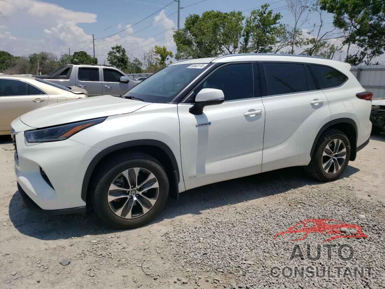 TOYOTA HIGHLANDER 2021 - 5TDGBRCH8MS527124